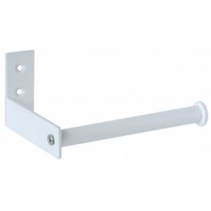 Porte-papier Wc en métal blanc