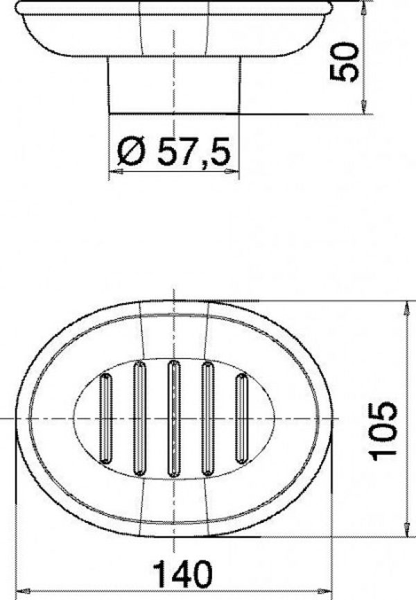 Porte Savon Lighthouse Verre de rechange Jado
