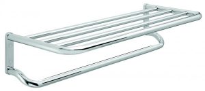 Porte Serviette Mural Gedy G-CANARIE 5 barres, étagère Chromé