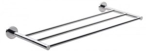 Porte Serviette Mural Gedy G-FELCE 3 barres, étagère Chromé