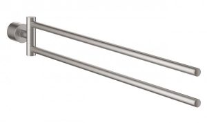 Porte Serviette Mural Grohe 2 bras Atrio Chromé (40308)