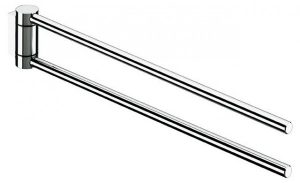 Porte Serviette Mural Keuco Plan 300 mm avec double barre mobile