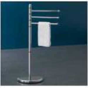 Porte serviette sur pied métal Hibiscus