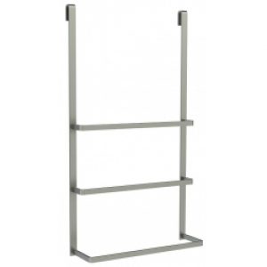 Porte serviette à suspendre gris mat