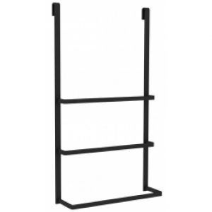 Porte serviette à suspendre noir mat loft…