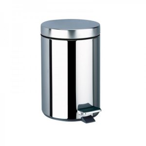 Poubelle A Pedale Delabie 5L Acier Inoxydable Poli Brillant