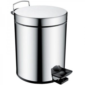 Poubelle Salle de Bain Heritage à pédale 5L Chromé