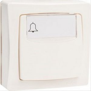 Poussoir 6A porte-étiquette Saillie complet Legrand 086009