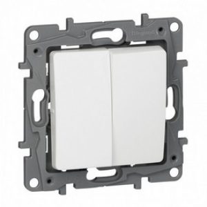 Poussoir va-et-vient Niloé Blanc Legrand 664709