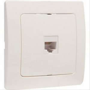 Prise RJ45 Blanc Liberty complet DH
