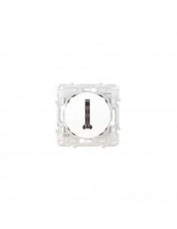 Prise téléphone blanc SCHNEIDER Odace 8 contacts à vis S526496