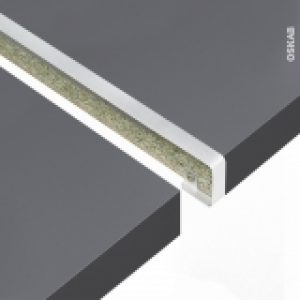 Profil Jonction Droite Alu Plan De Travail 38Mm Bord Droit Planeko