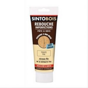 Pâte à bois de finition Sintobois naturel – tube 250g – Sinto