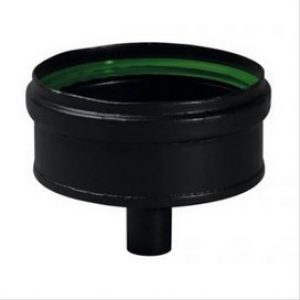 Purge conduit pellets émail noir mat diam 80mm – TEN