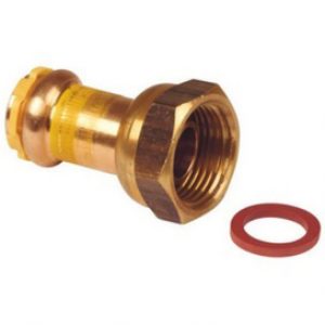 Raccord 2 pièces écrou tournant Gaz Ø16×1/2 » vendu par 2