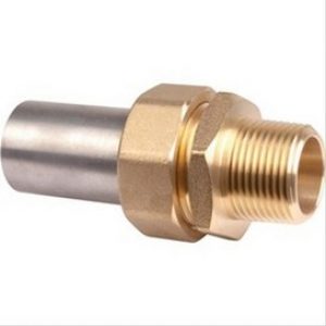 Raccord 3 pièces jonction sphéro-conique, calibre 25, M1 » pour acier Ø33,7