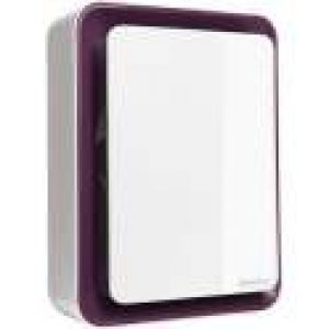 Radiateur électrique soufflant mobile ZITTO 12 blanc et aubergine Supra