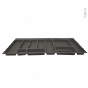 Range Couverts Pour Tiroir A L Anglaise L100 Cm Anthracite Sokleo