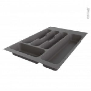 Range Couverts Tiroir A L Anglaise L40Cm Anthracite Sokleo