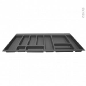 Range Couverts Tiroir L100 Cm Anthracite Sokleo