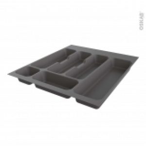 Range Couverts Tiroir L50Cm Anthracite Sokleo