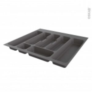 Range Couverts Tiroir L60Cm Anthracite Sokleo