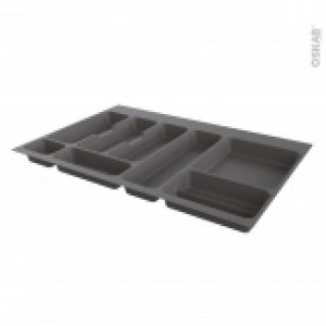 Range Couverts Tiroir L80Cm Anthracite Sokleo