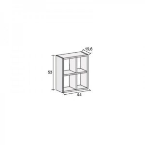 Rangement Pour Baignoire Riho Girasole 4 Étagères 440x530x196mm