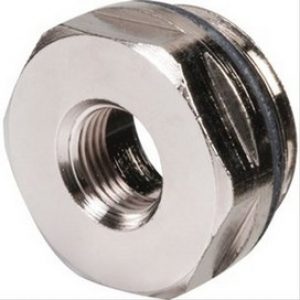 Réduction nickelée  F1/8 » M1/2 » Laiton Nickelé