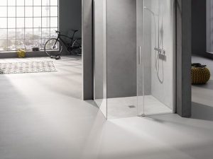 Receveur de Douche Kermi POINT Rectangulaire avec garniture de vidage centrée BAE90090090XK