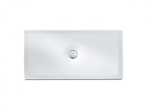 Receveur de Douche pour installation au niveau du sol Laufen Indura Rectangulaire Blanc