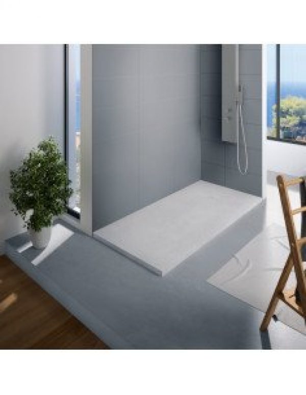 Receveur de douche recoupable Blanc KINEDO KINEROCK