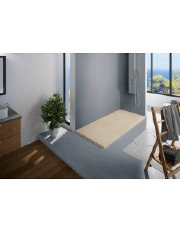 Receveur de douche recoupable Sable KINEDO KINEROCK