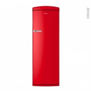 Refrigerateur 311L Pose Libre 177Cm Rouge Candy Cvro 6174Rh