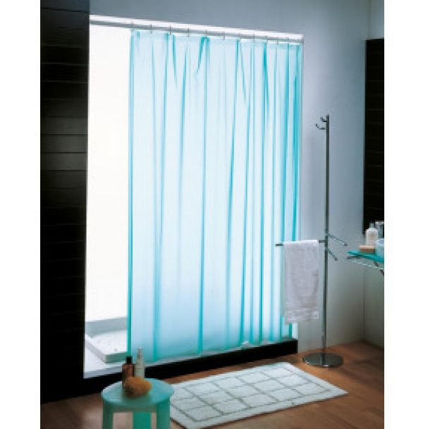 RIDEAU DE DOUCHE PVC BLANC 240X200 CM
