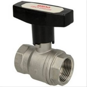 Robinet à bille Inox Wesa avec levier T – FF1 » – L=68mm – PN40