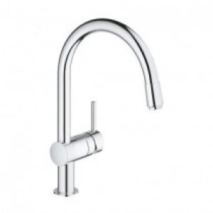 Robinet cuisine Grohe Minta avec mousseur extractible