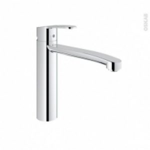 Robinet De Cuisine Eurostyle Cosmopolitan Mitigeur Chrome Grohe