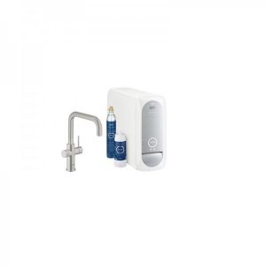 Robinet de cuisine Grohe filtrant Blue Home avec Kit de démarrage bec U