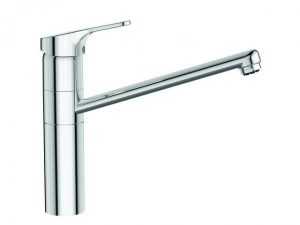 Robinet de cuisine Ideal Standard à bec haut CeraFit Chromé (BC139)