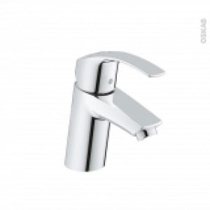 Robinet De Salle De Bains Eurosmart Mitigeur Lavabo Bec Bas Sans Tirette Chrome Grohe