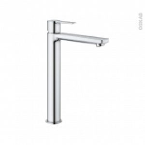 Robinet De Salle De Bains Lineare Mitigeur Lavabo Bec Haut Sans Tirette Chrome Grohe