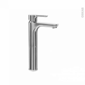 Robinet De Salle De Bains Odchu Mitigeur Lavabo Bec Haut Sans Tirette Chrome