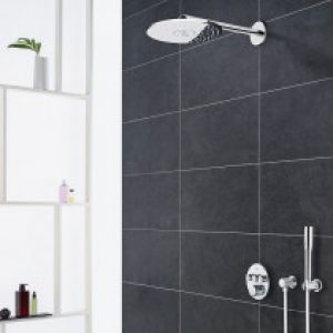 Robinet douche encastrable Grohe SmartControl – mitigeur thermostatique 3 voies rond