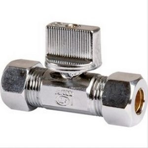 Robinet droit MM3/8 » bicône avec manette  Ø10-14