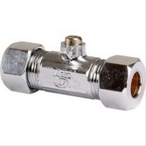 Robinet droit MM3/8 » bicône à vis 1/4 de tour Ø10-12