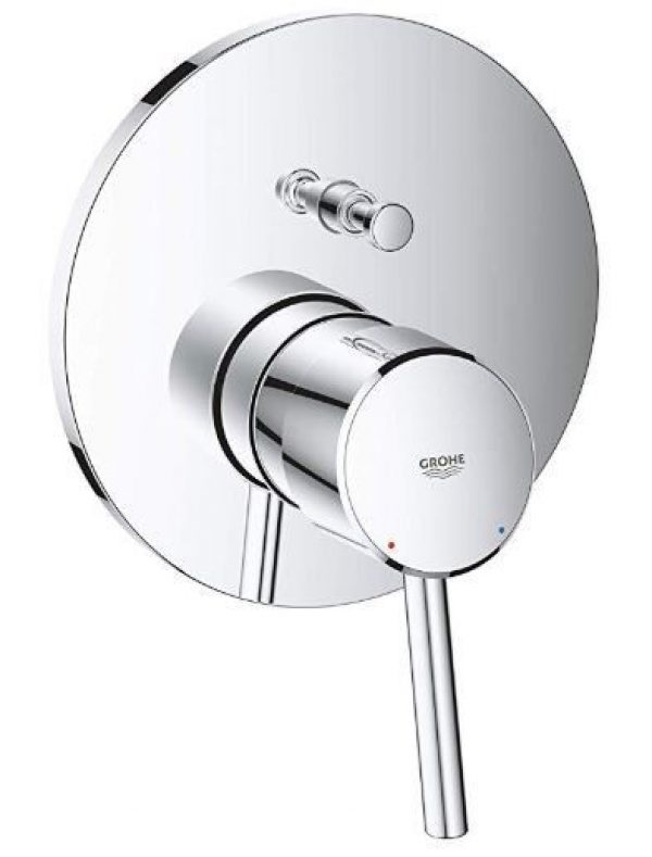 Robinet Encastrable Grohe Concetto  avec inverseur 2 voies Chromé (24054001)
