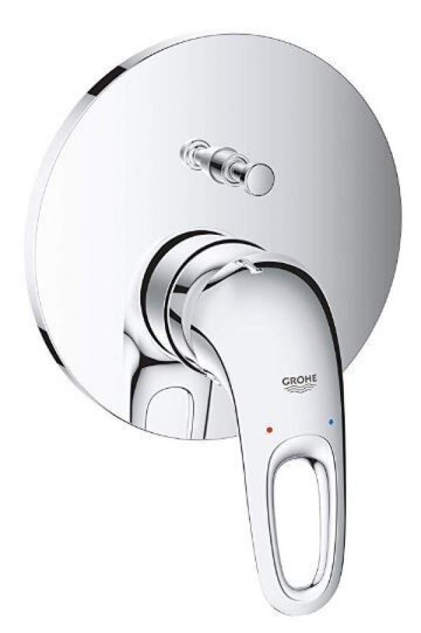 Robinet Encastrable Grohe Eurostyle avec inverseur 2 voies Chromé (24049003)