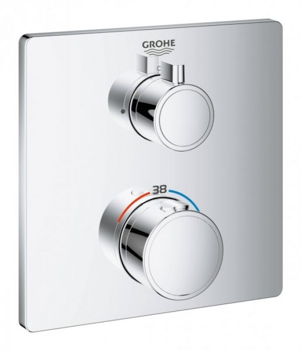 Robinet Encastrable Grohe Grohtherm Thermostatique Chromé (24078000)