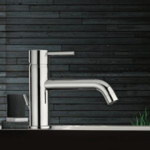 Robinet lavabo bec long Paini Cox avec vidage